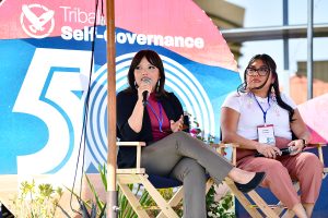 Janyse Salinas and Sommer Lopez serve on Self-Governance Panel