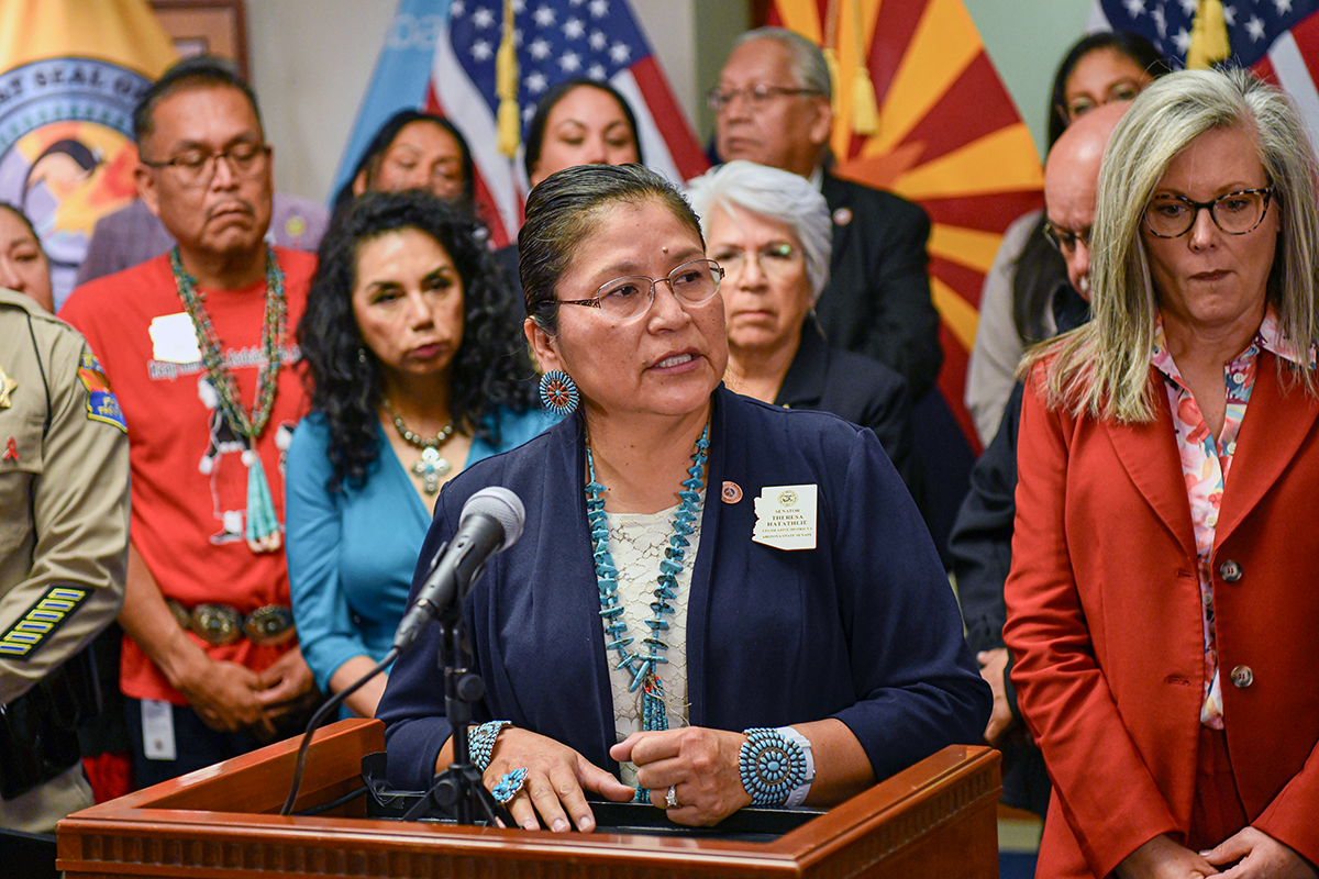 Arizona Gov. Hobbs Signs ‘Turquoise Alert’ system Arizona Gov. Hobbs Signs ‘Turquoise Alert’ system