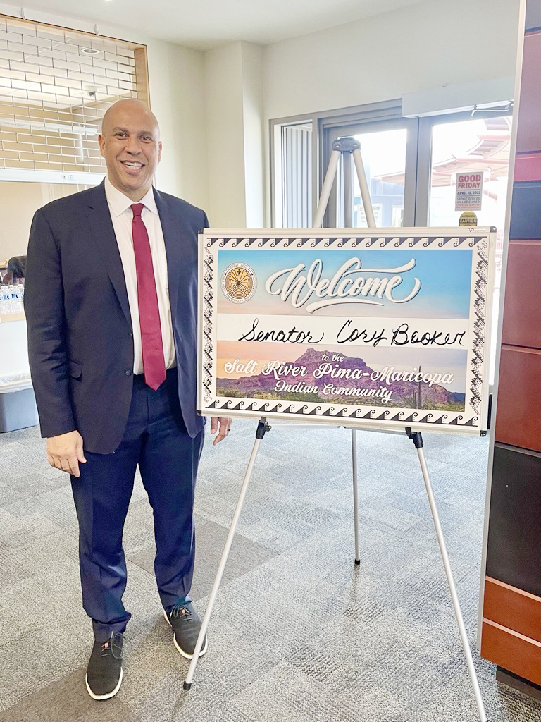 U.S. Senator Cory Booker Visits SRPMIC