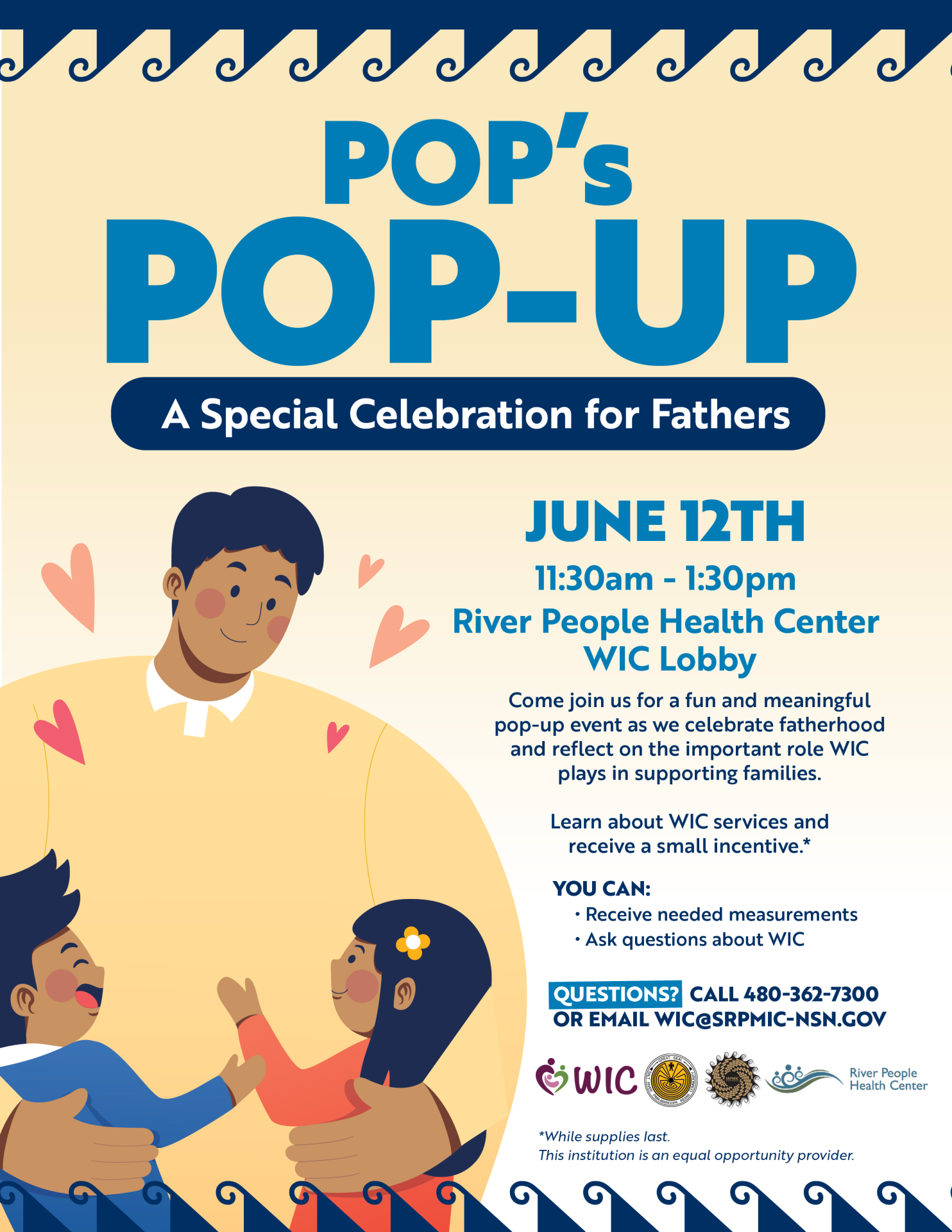 WIC Celebrates Fathers with Pop's Pop-Up