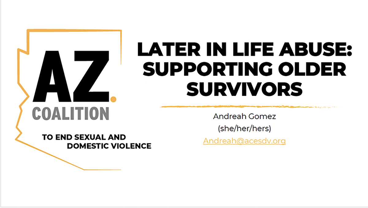 Webinar Reveals Methods To Help Eradicate Adult Abuse