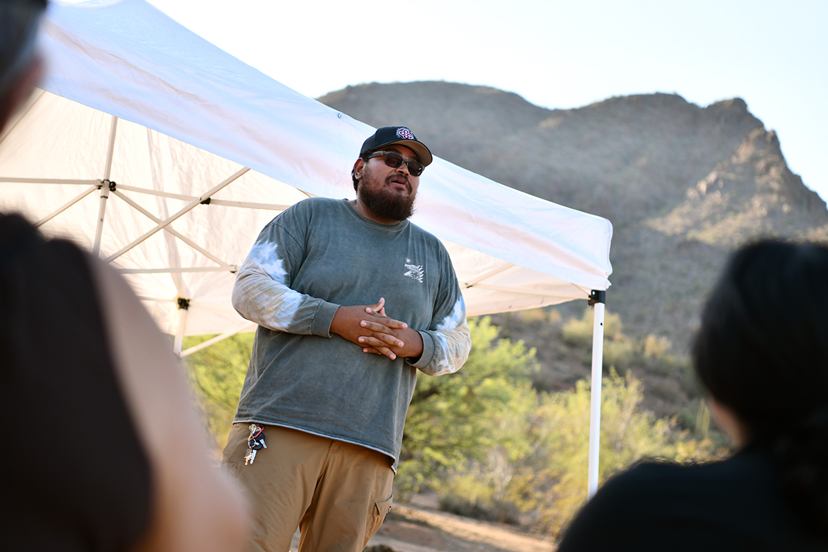 Jonathon Curry Helps Facilitate Saguaro Harvesting Series