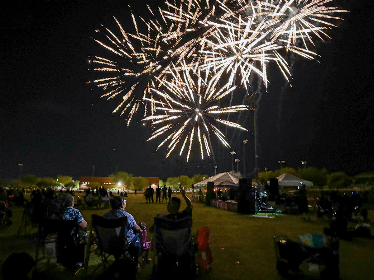 Fourth of July Lights Up the Night Fourth of July Lights Up the Night