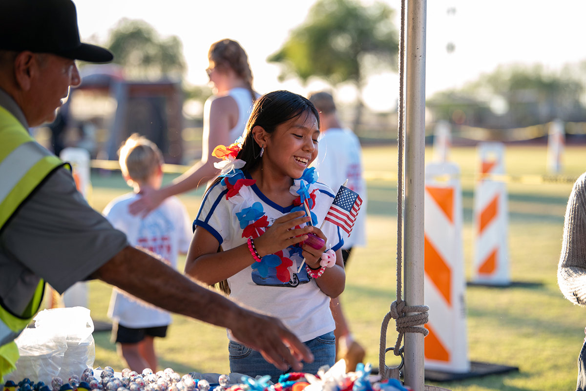 Fourth of July Lights Up the Night