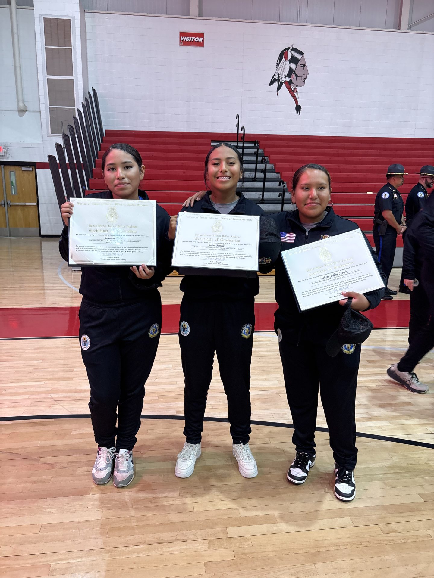 Johanna Tate Graduates From Youth Indian Police Academy