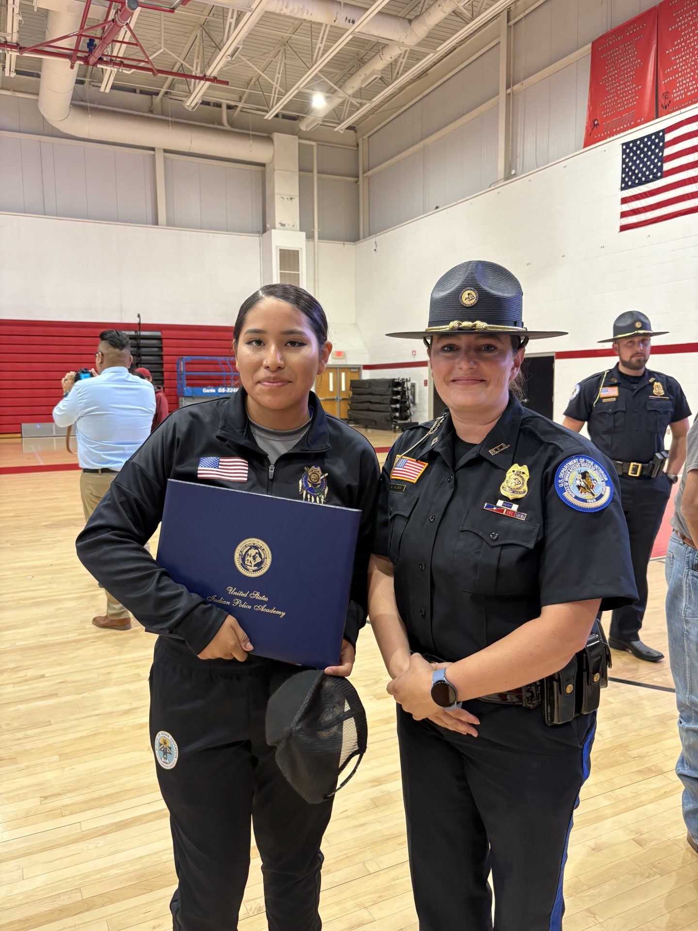 Johanna Tate Graduates From Youth Indian Police Academy