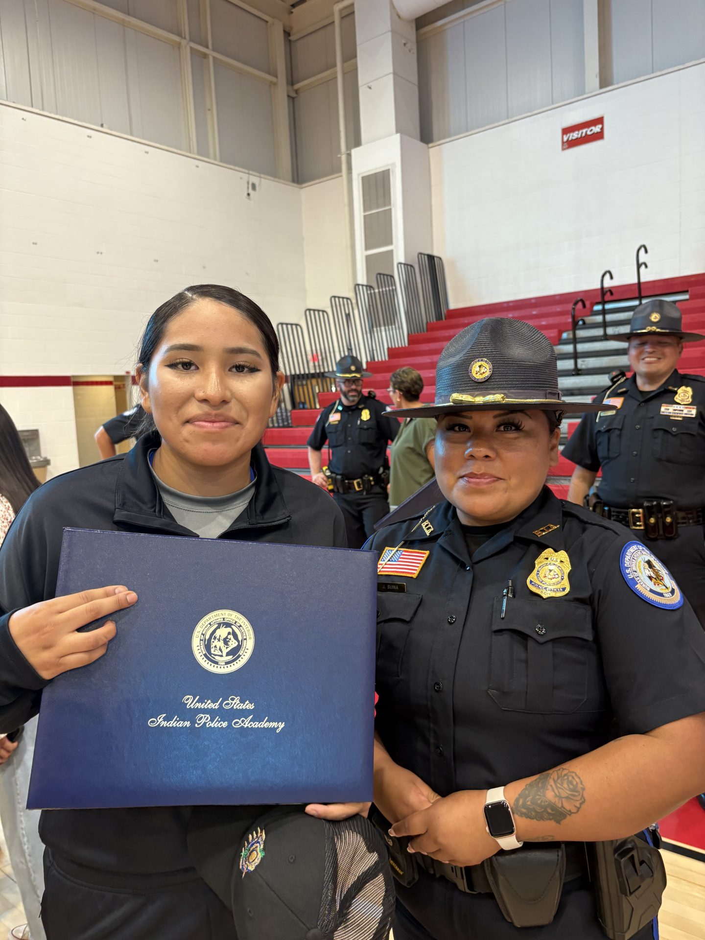 Johanna Tate Graduates From Youth Indian Police Academy