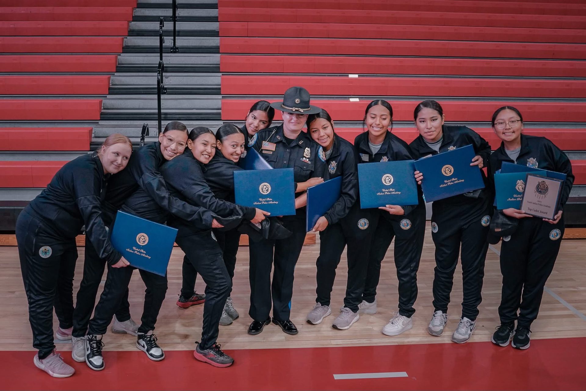 Johanna Tate Graduates From Youth Indian Police Academy