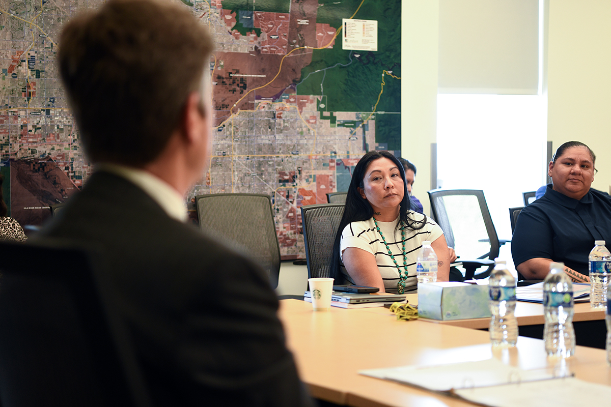 Congressman Greg Stanton Visits with SRPMIC Congressman Greg Stanton Visits with SRPMIC