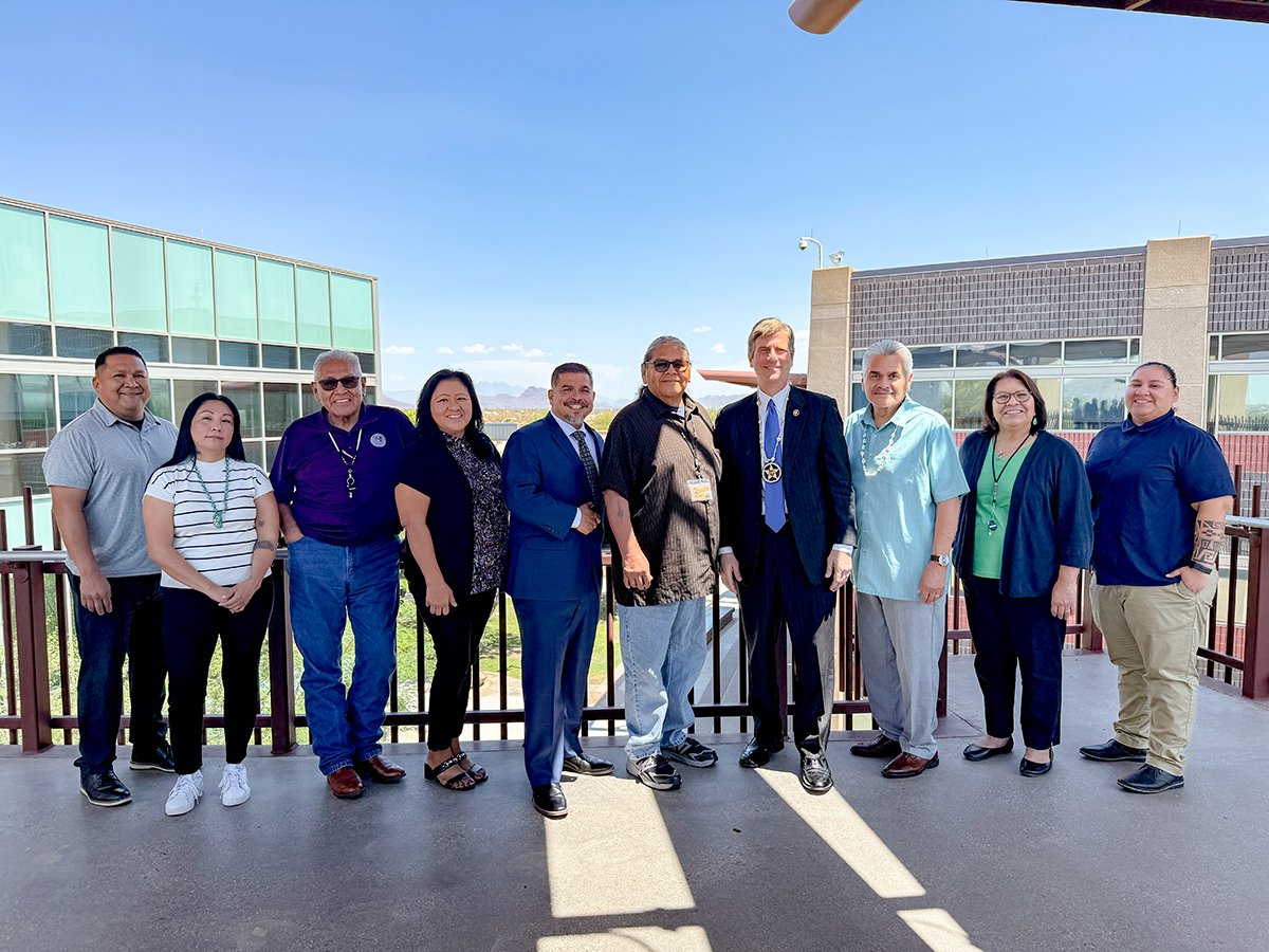 Congressman Greg Stanton Visits with SRPMIC 