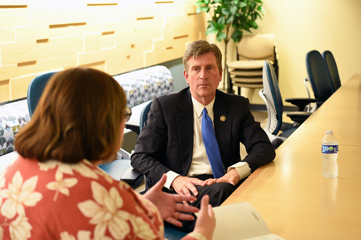 Congressman Greg Stanton Visits with SRPMIC Congressman Greg Stanton Visits with SRPMIC
