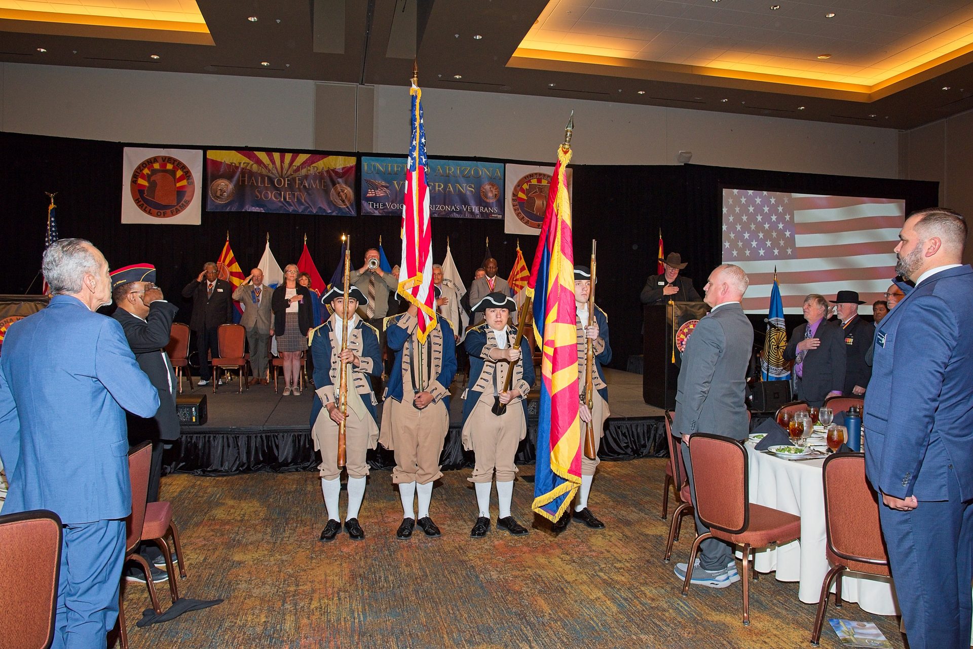 Unified Arizona Veterans Recognizes SRPMIC President Martin Harvier