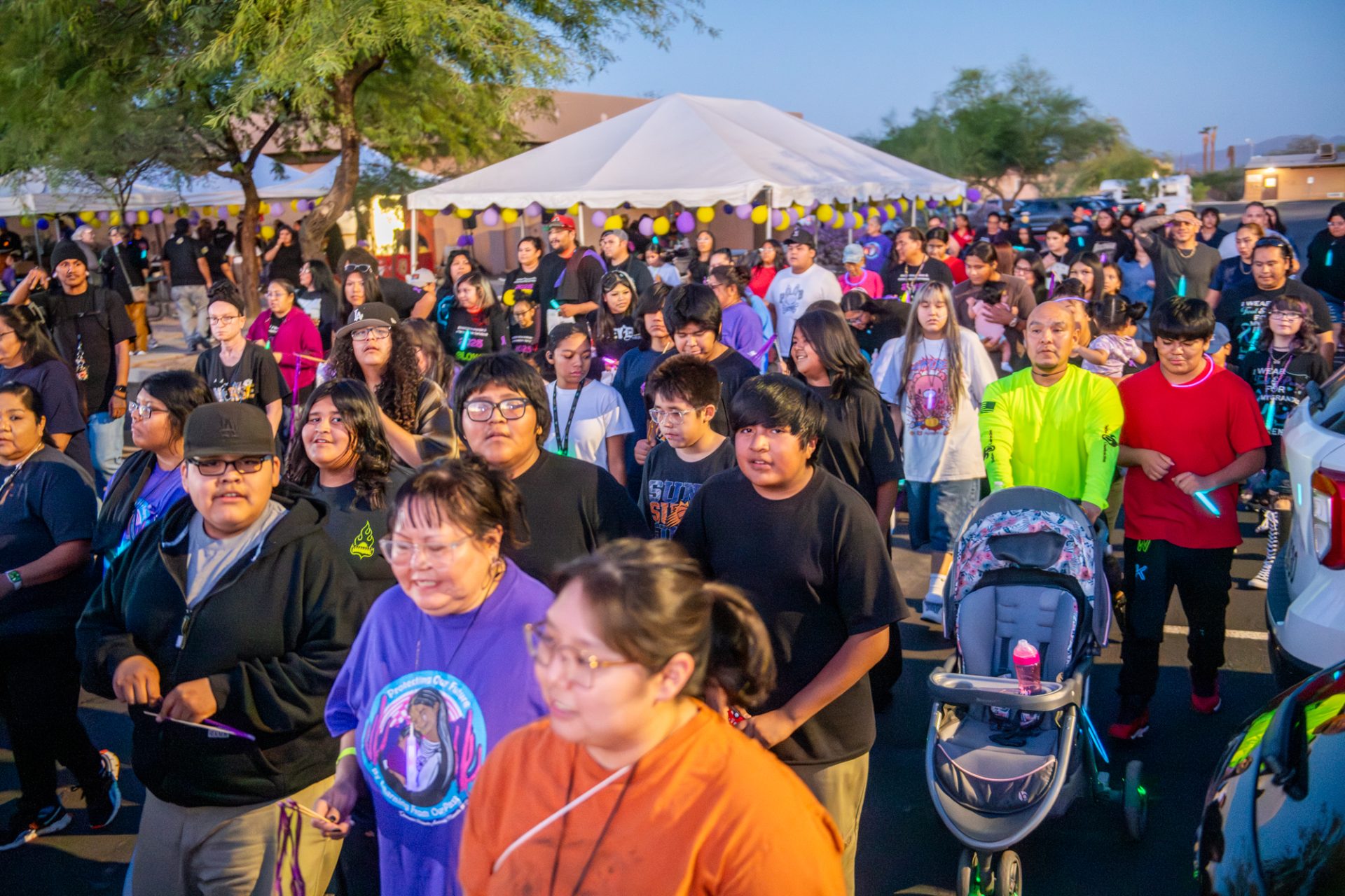 Glow Walk Helps Community Members Heal