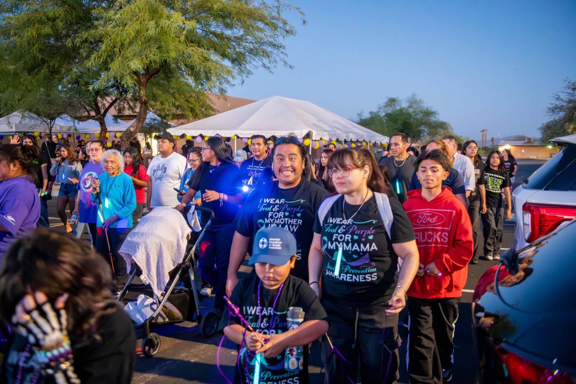 Glow Walk Helps Community Members Heal