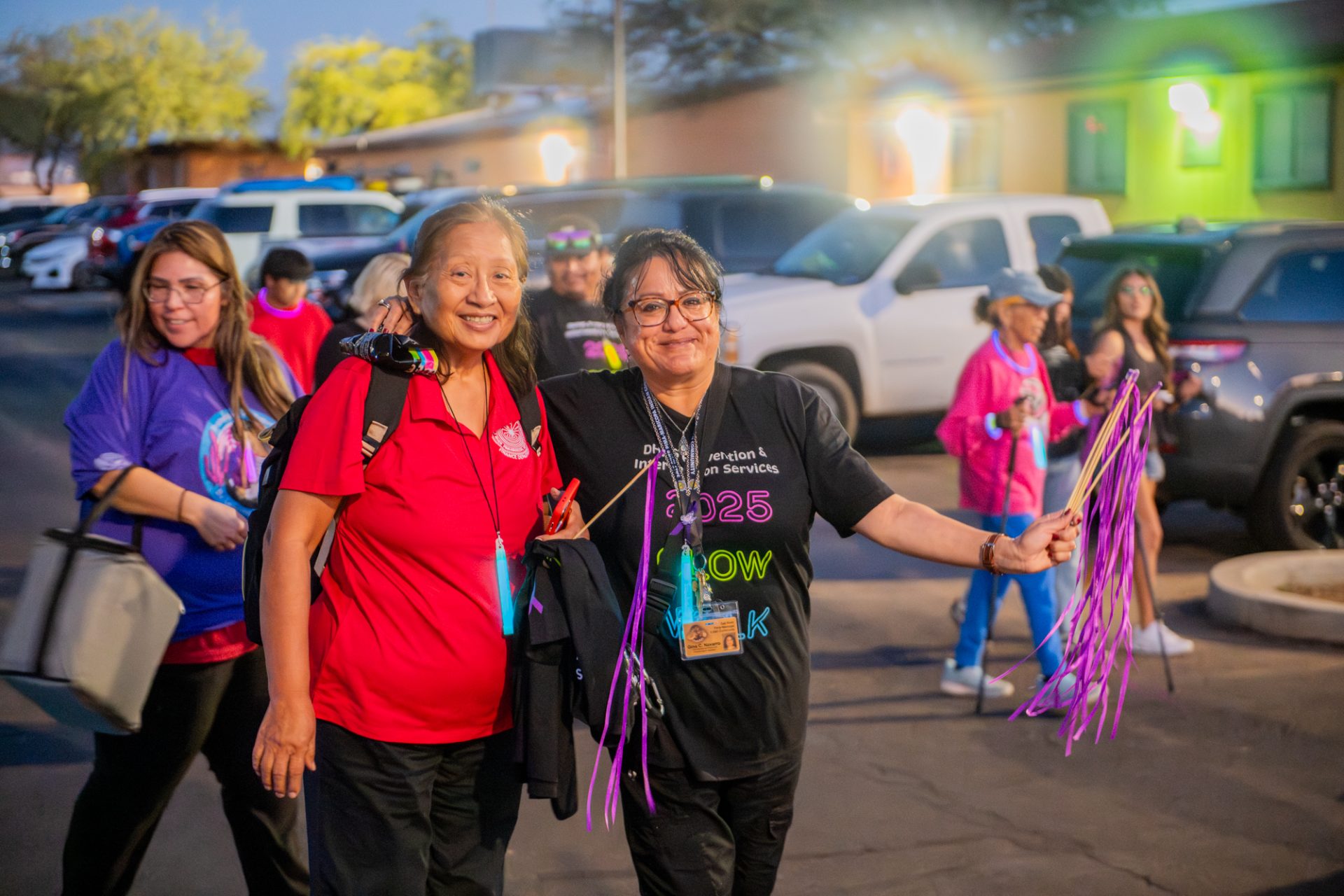 Glow Walk Helps Community Members Heal