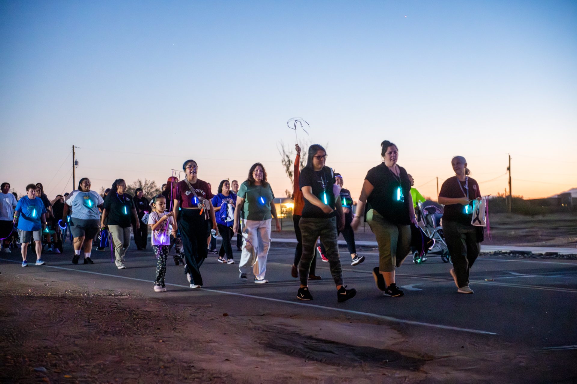 Glow Walk Helps Community Members Heal