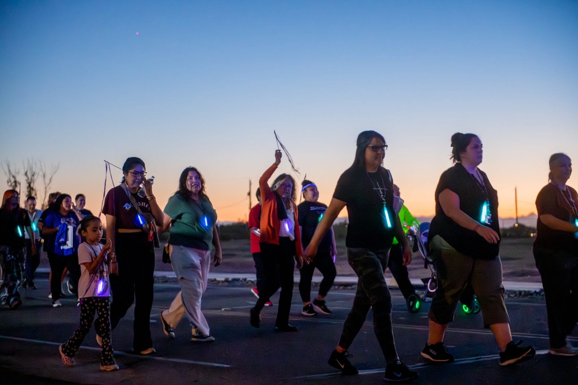 Glow Walk Helps Community Members Heal