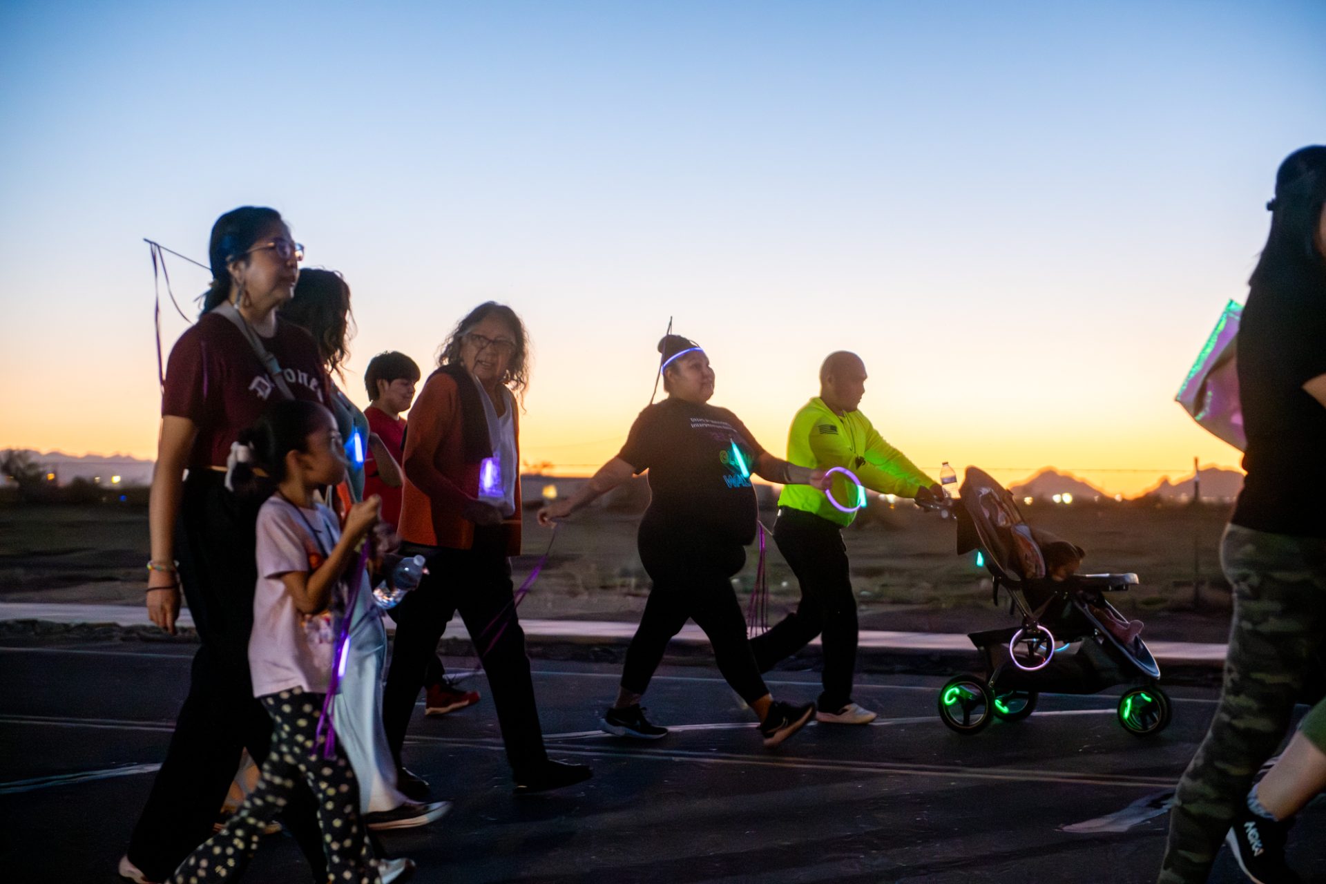 Glow Walk Helps Community Members Heal