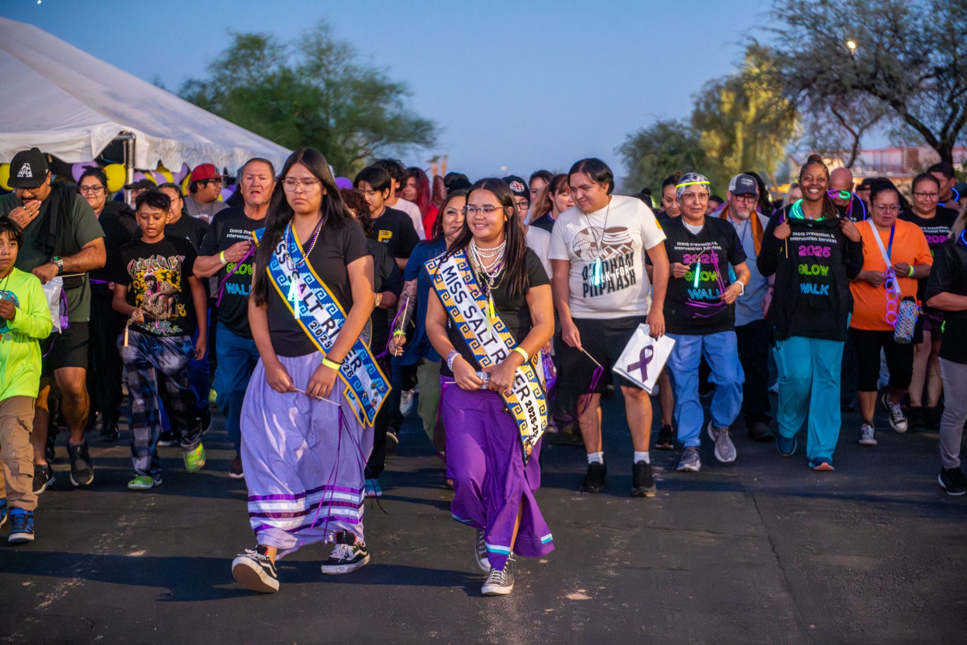 Glow Walk Helps Community Members Heal