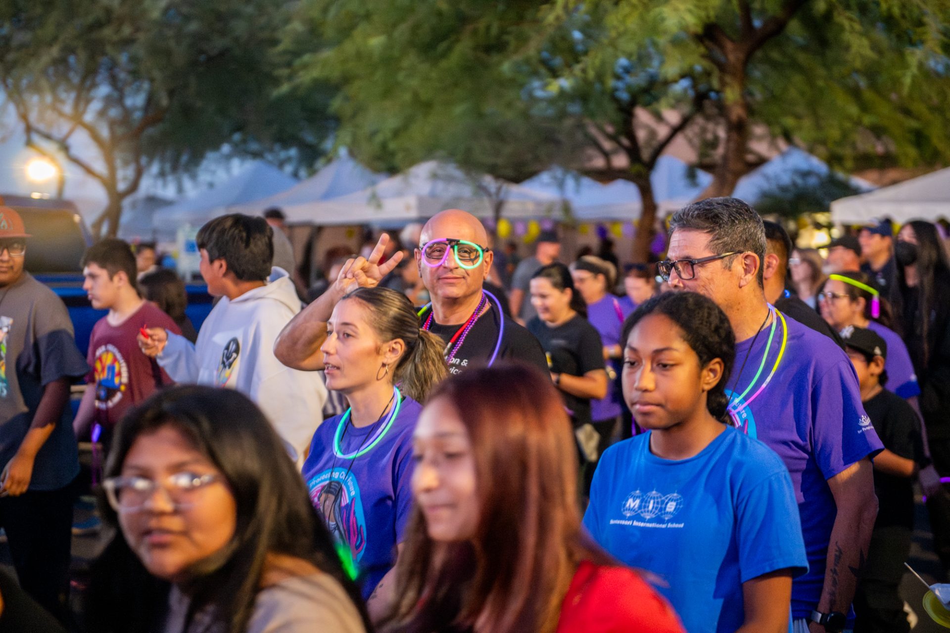 Glow Walk Helps Community Members Heal