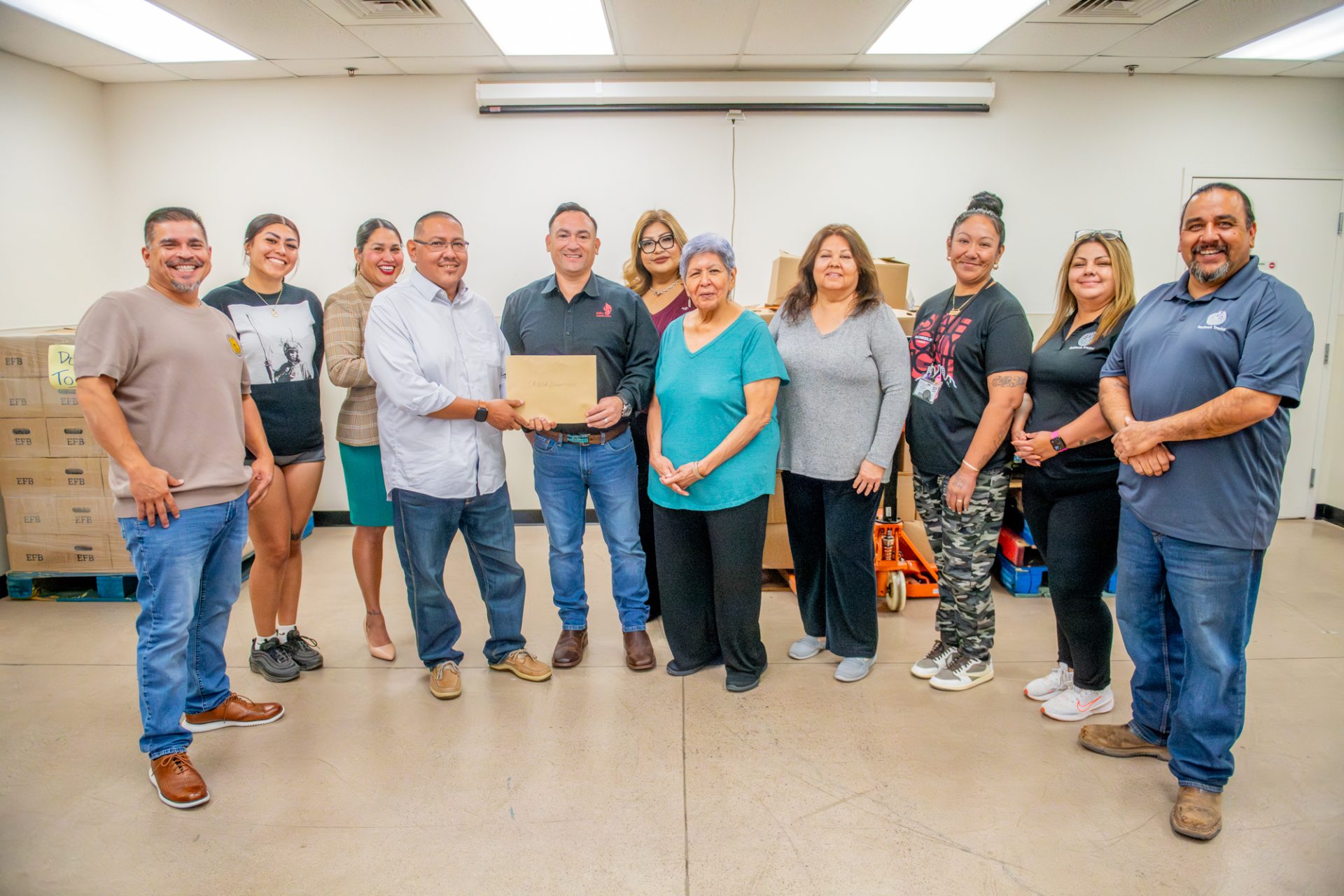 Salt River Food Bank Receives Donation from Salt River Business Owners Association