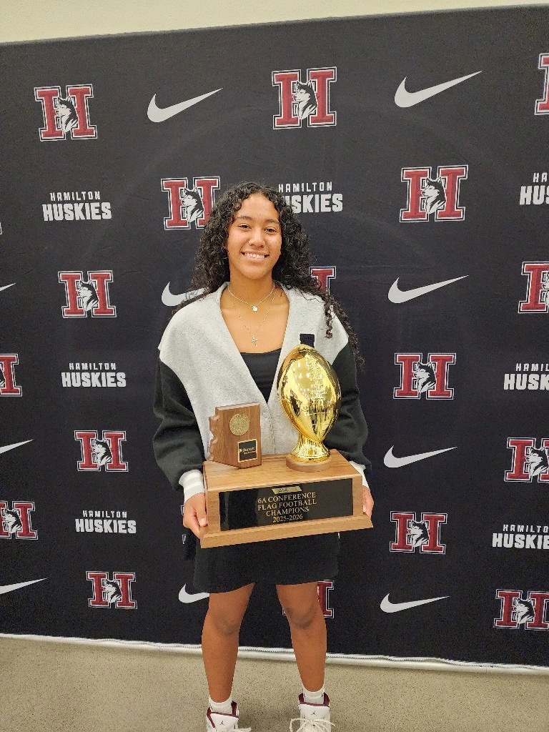 Amaya Anton and Hamilton High School Flag Football Win State Championship Amaya Anton and Hamilton High School Flag Football Win State Championship