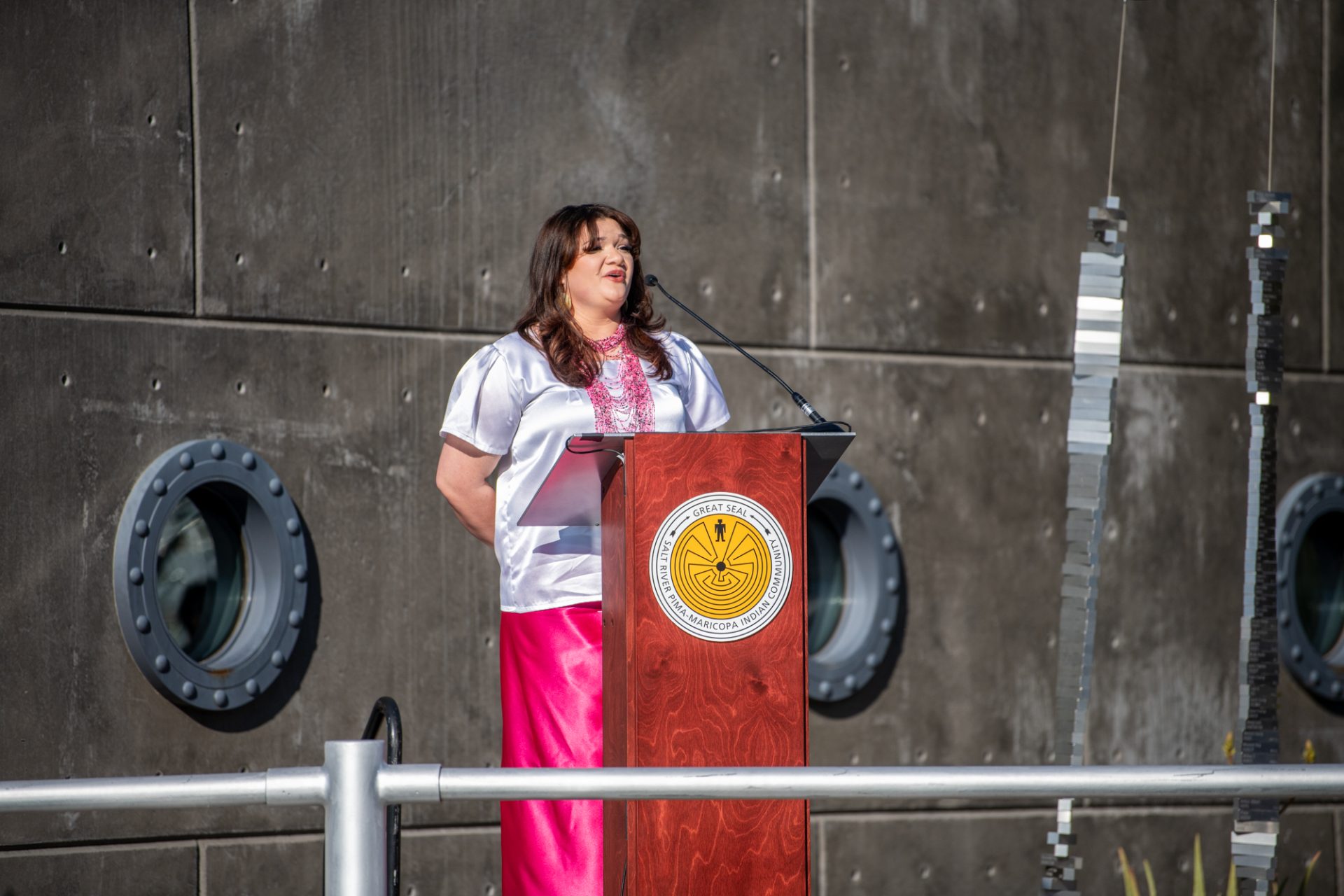 National Pearl Harbor Remembrance Day at USS Arizona Memorial Gardens at Salt River