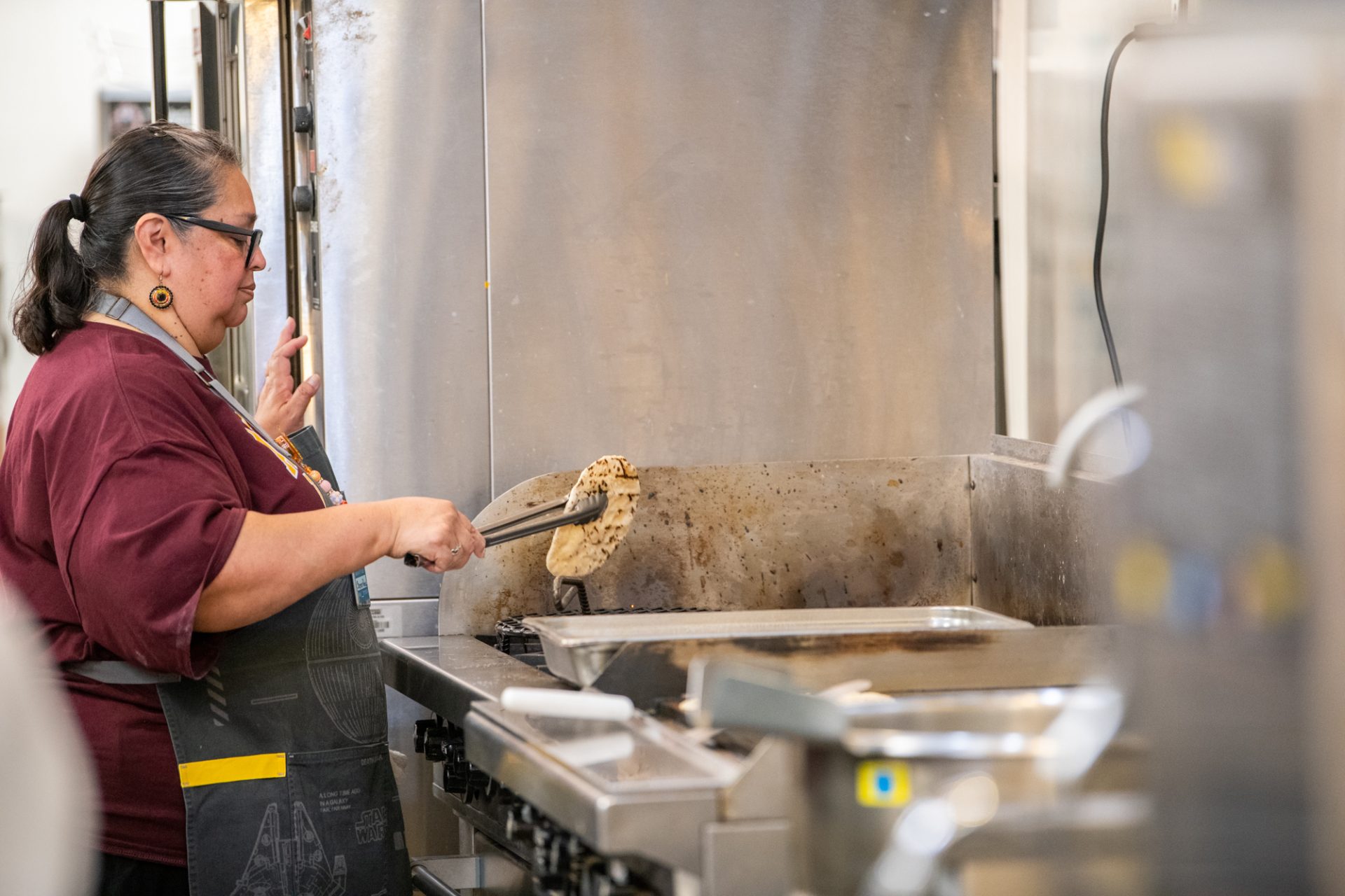 Shannon Reina Demonstrates Traditional Foods with ASU Students