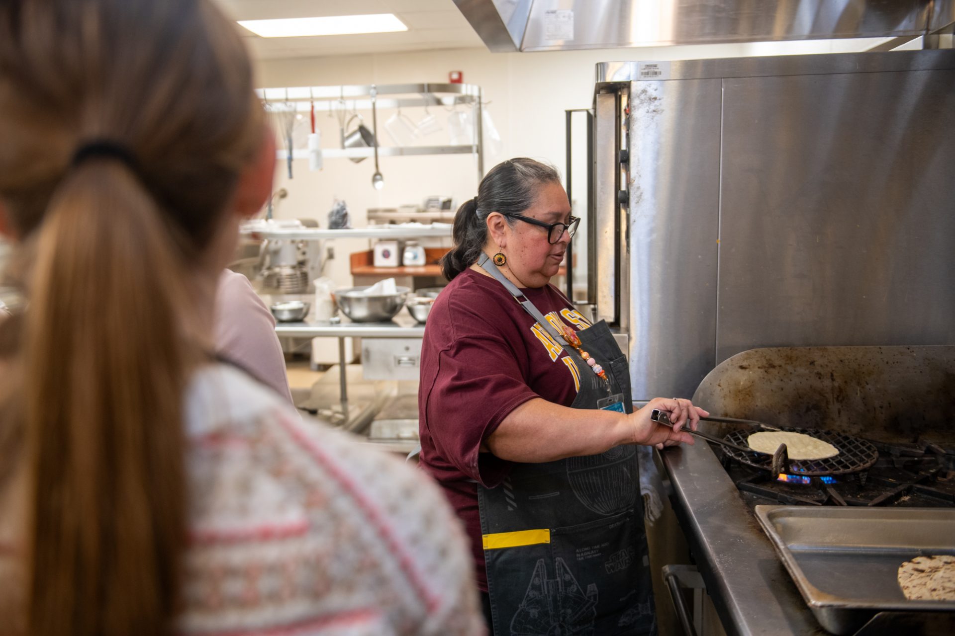 Shannon Reina Demonstrates Traditional Foods with ASU Students