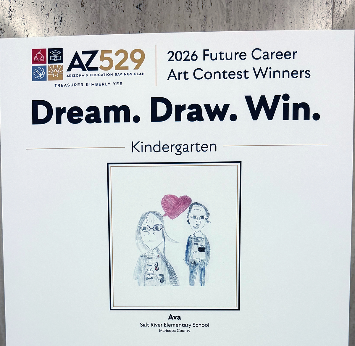 Salt River Elementary Student Ava Sixkiller Wins AZ529 Art Contest Salt River Elementary Student Ava Sixkiller Wins AZ529 Art Contest