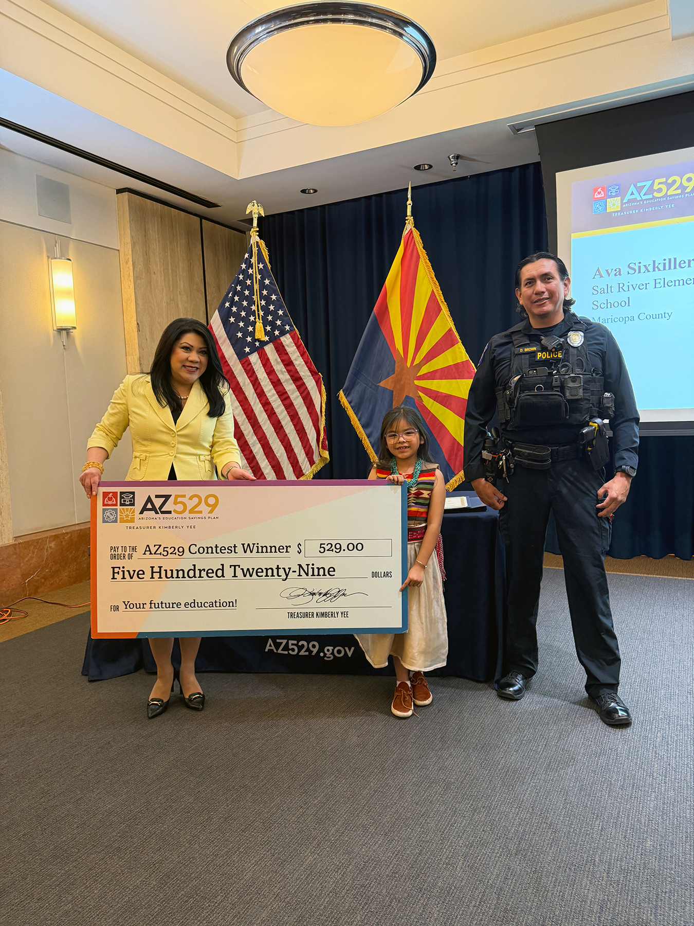 Salt River Elementary Student Ava Sixkiller Wins AZ529 Art Contest Salt River Elementary Student Ava Sixkiller Wins AZ529 Art Contest