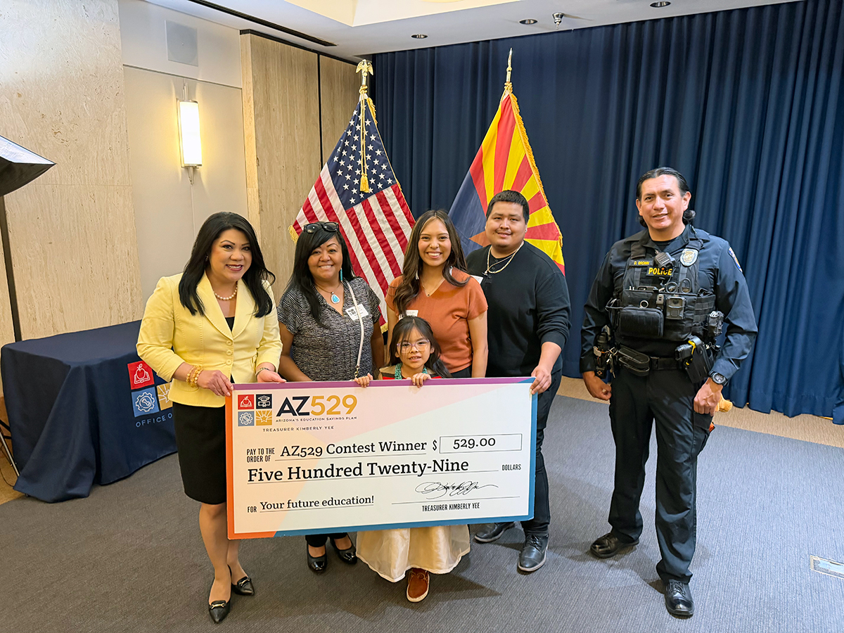 Salt River Elementary Student Ava Sixkiller Wins AZ529 Art Contest Salt River Elementary Student Ava Sixkiller Wins AZ529 Art Contest