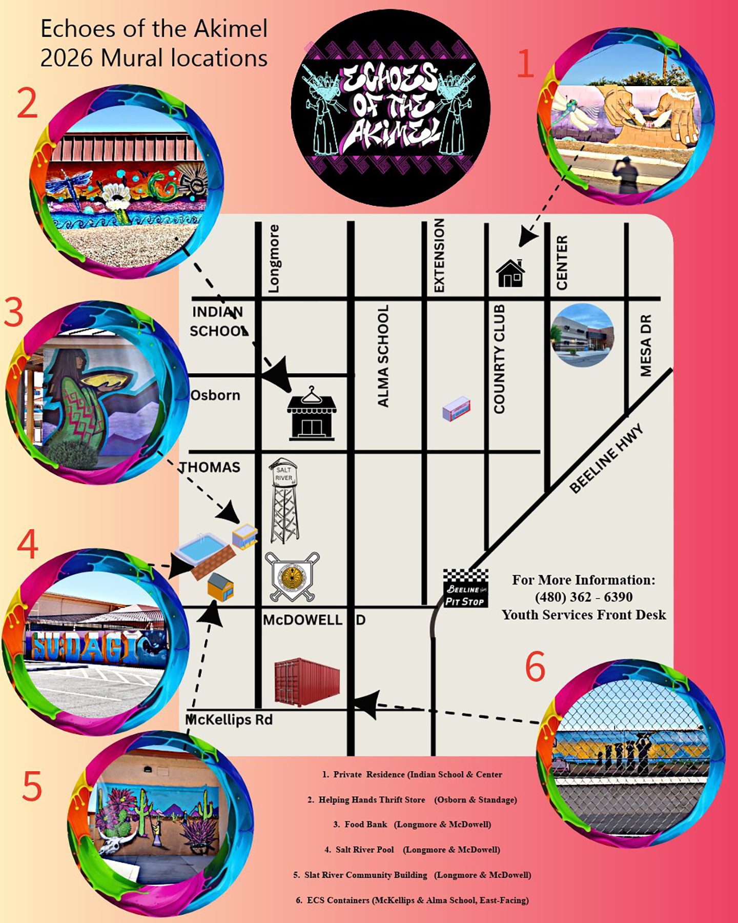 The Echoes of Akimel Mural Festival Returns to the SRPMIC