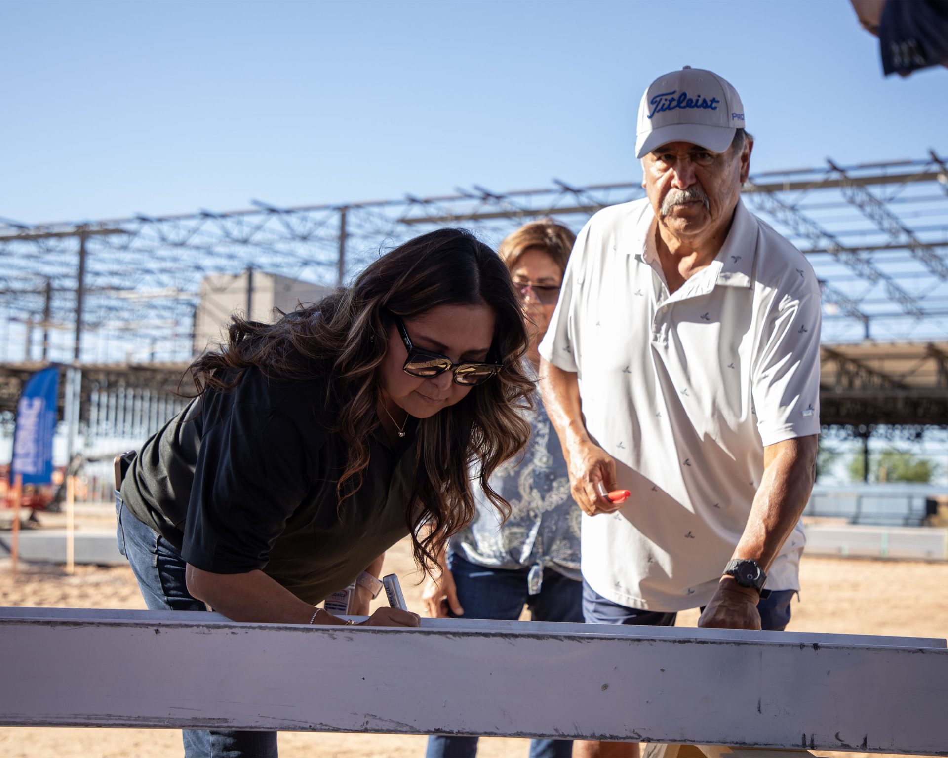 Arizona Sports Medicine Center Holds Beam-Signing on Tribal Land