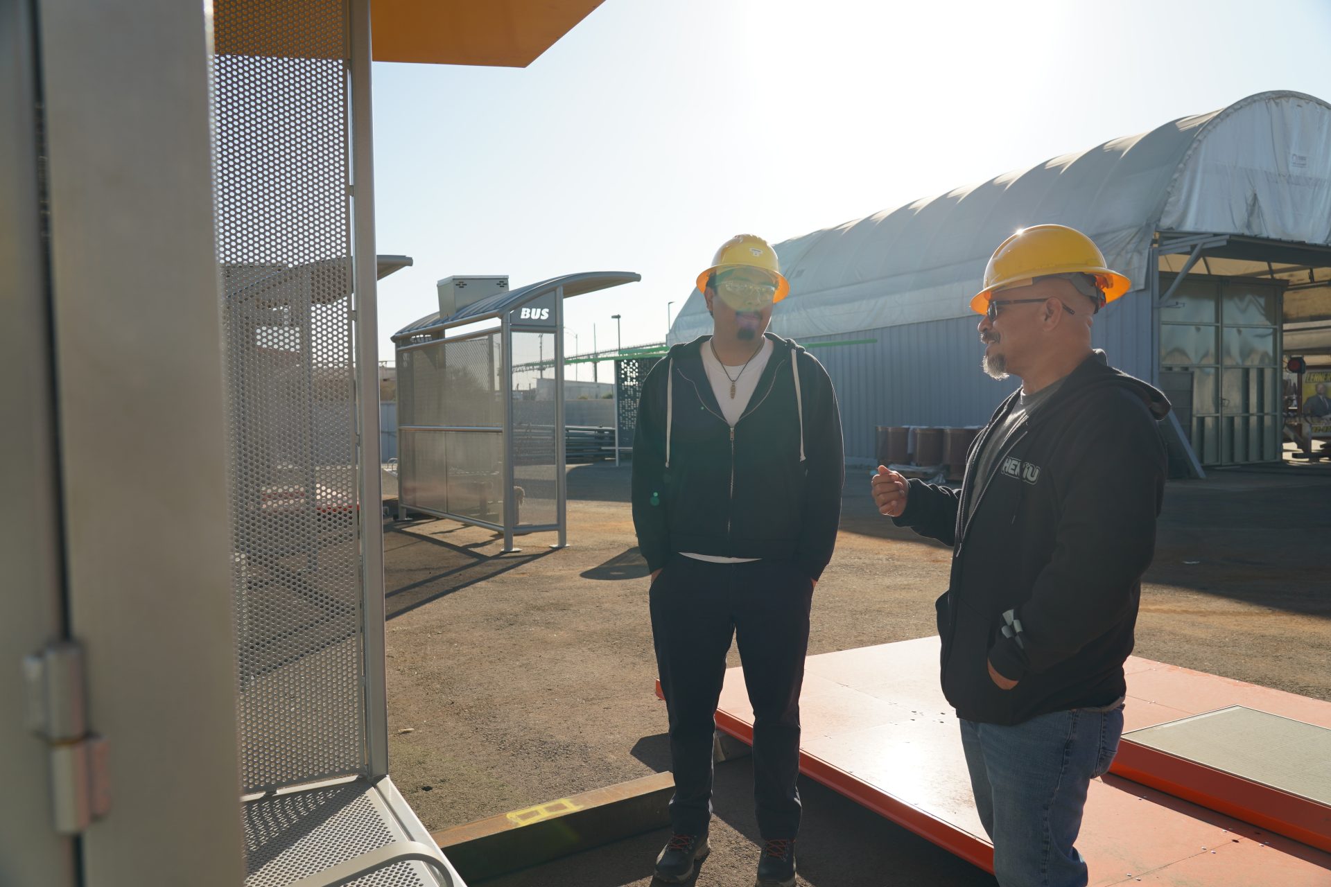 Hekiu Artists Continuum Members Collaborate with Tempe on Bus Shelters