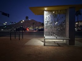Hekiu Artists Continuum Members Collaborate with Tempe on Bus Shelters