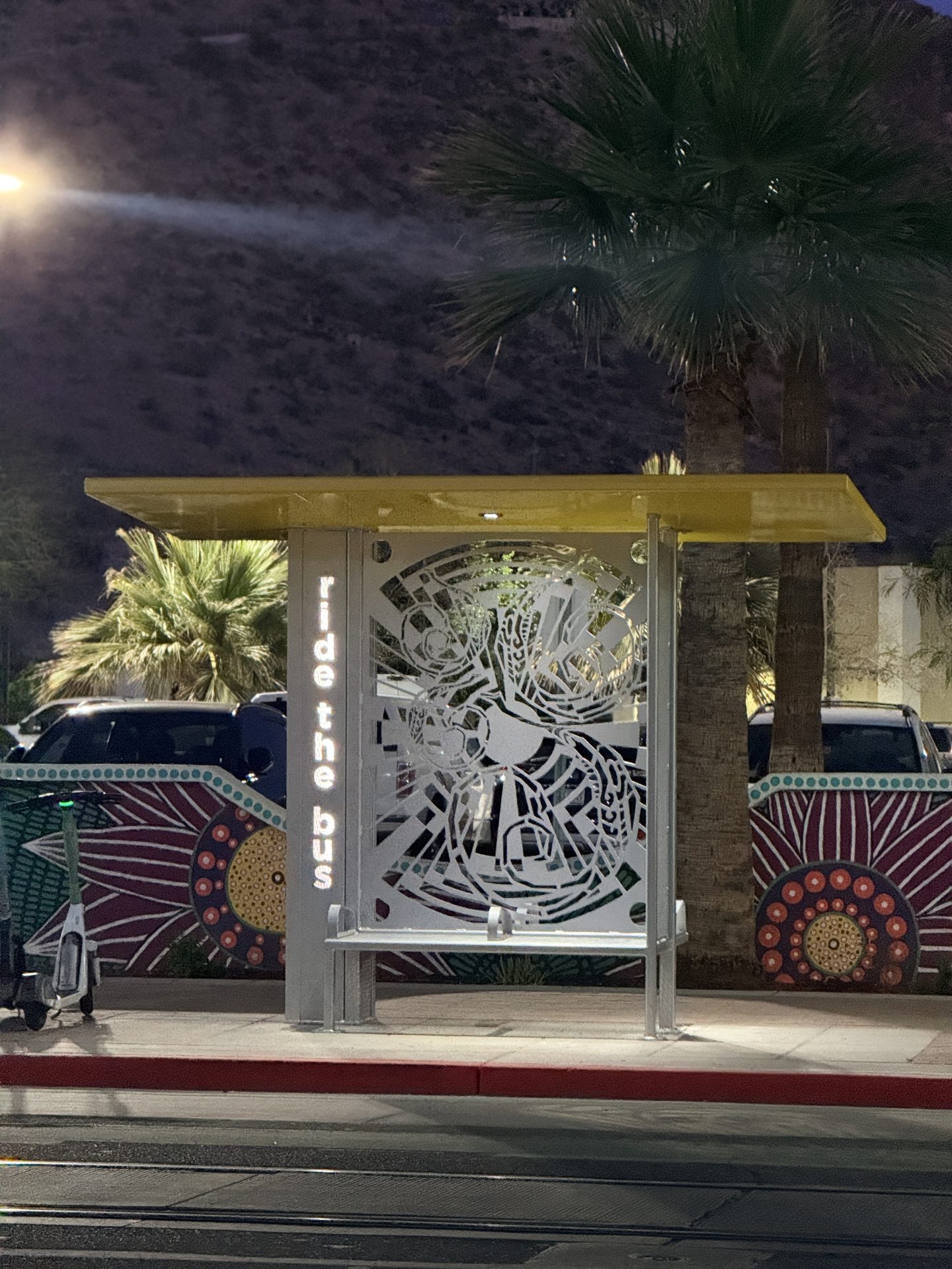 Hekiu Artists Continuum Members Collaborate with Tempe on Bus Shelters