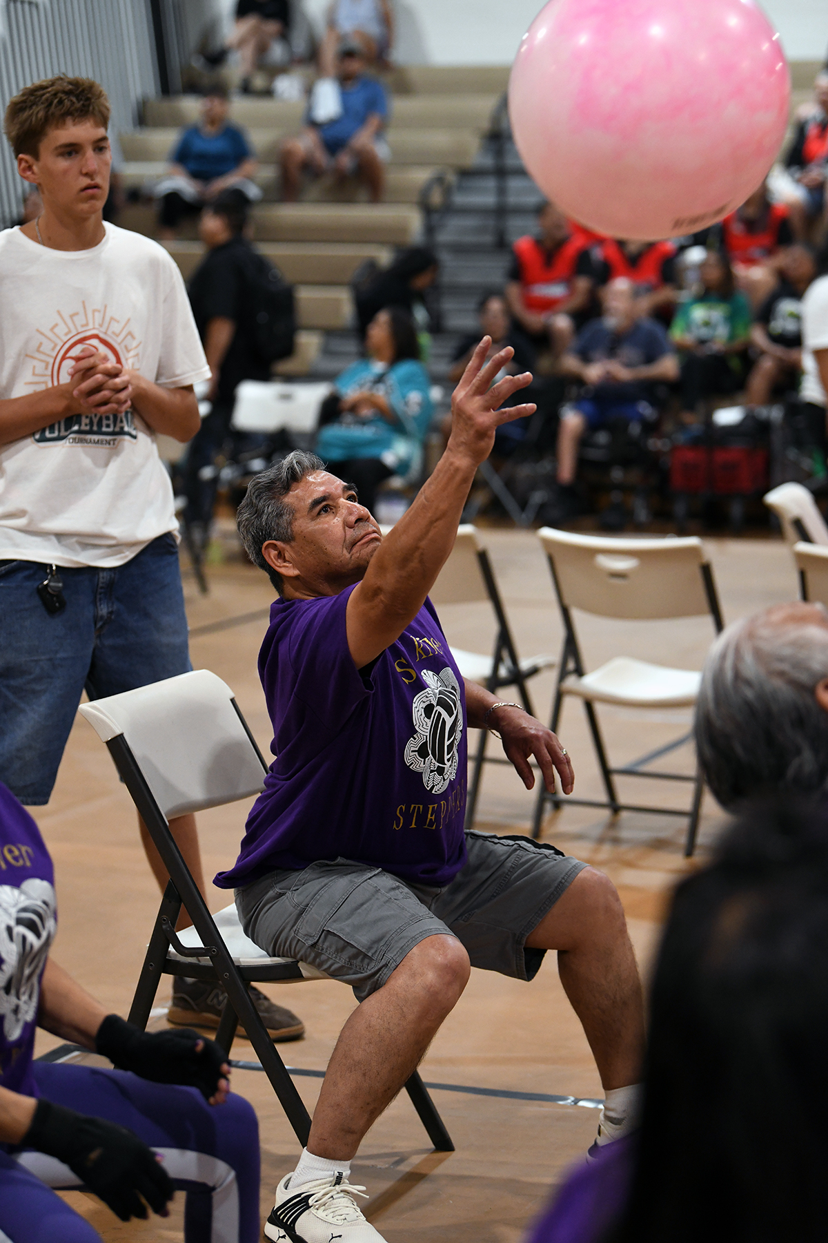 Ske:g Himdag Senior Chair Volleyball Tournament Brings Out the Best