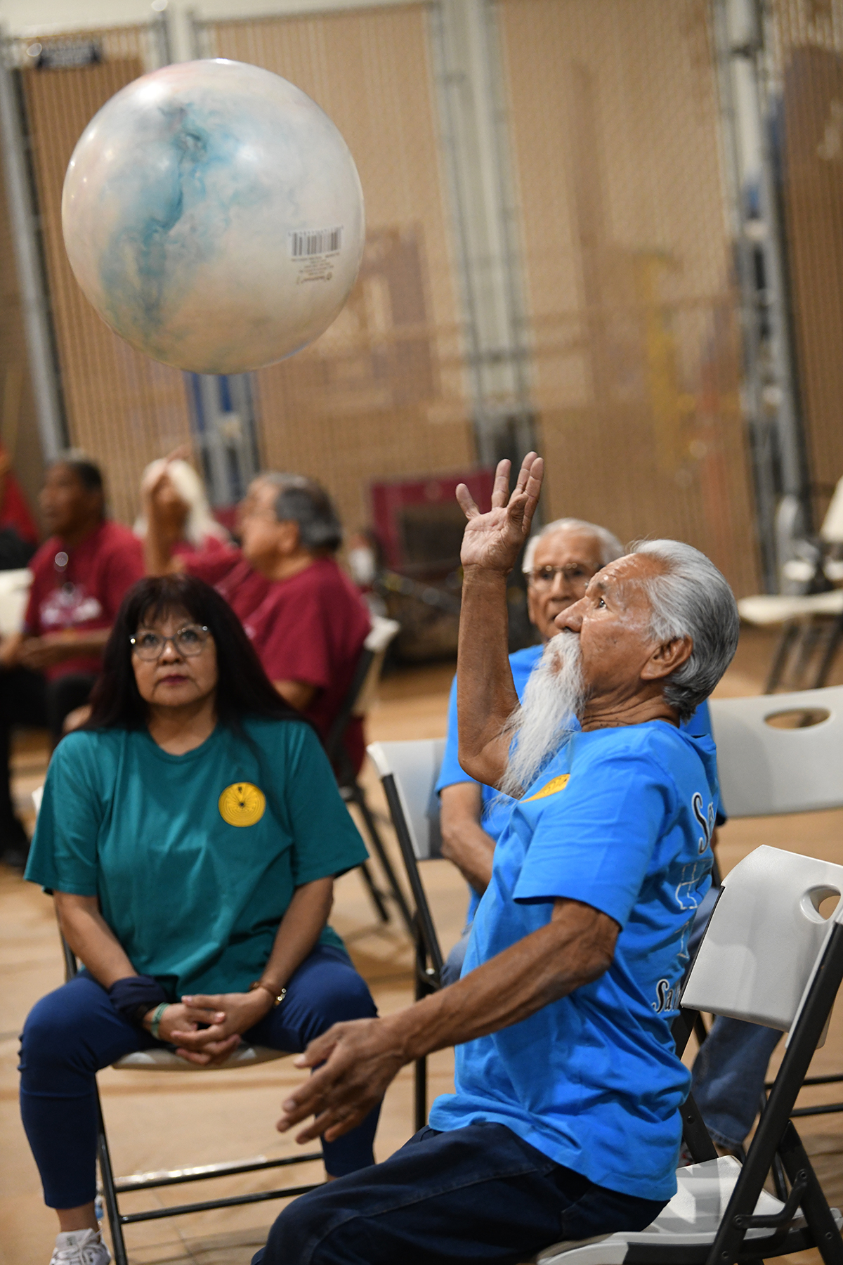 Ske:g Himdag Senior Chair Volleyball Tournament Brings Out the Best