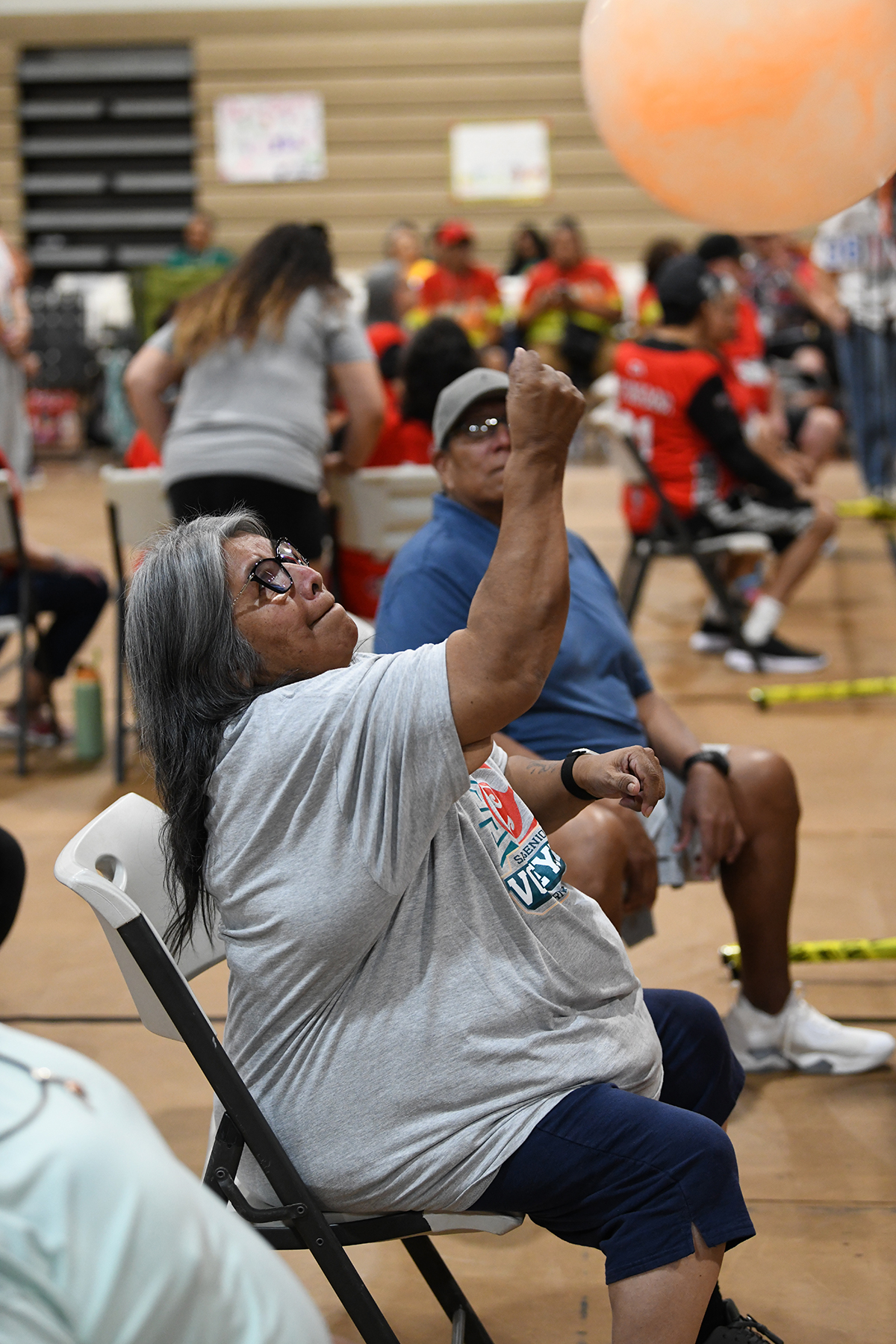Ske:g Himdag Senior Chair Volleyball Tournament Brings Out the Best