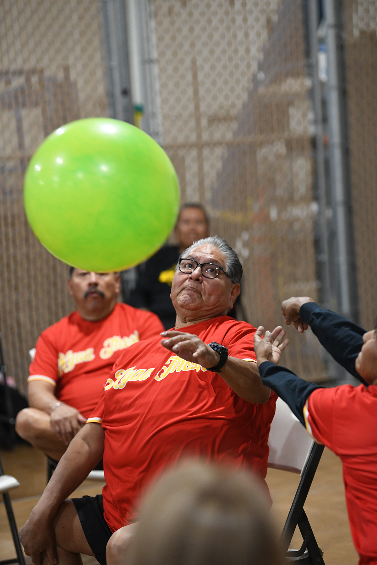 Ske:g Himdag Senior Chair Volleyball Tournament Brings Out the Best