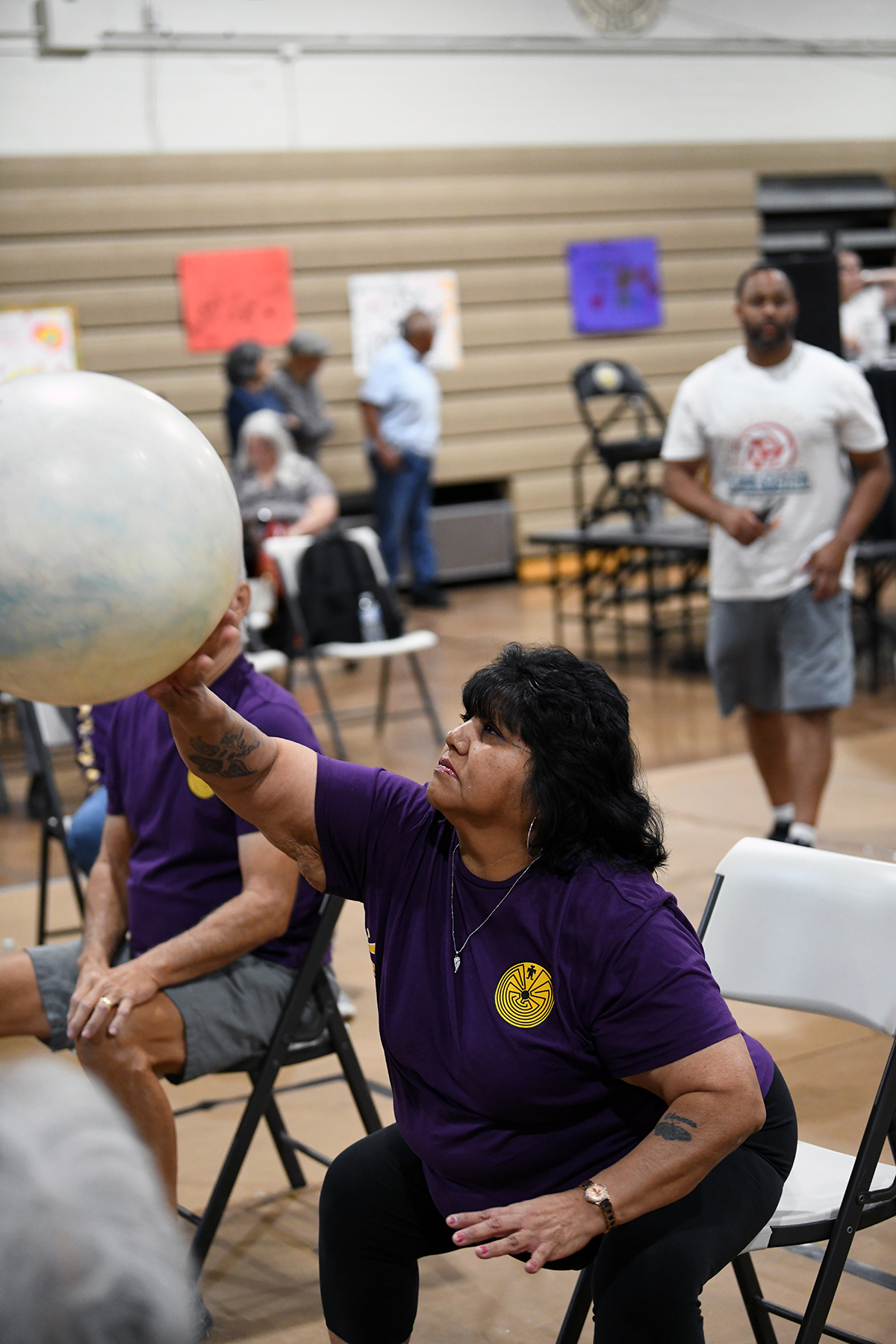 Ske:g Himdag Senior Chair Volleyball Tournament Brings Out the Best