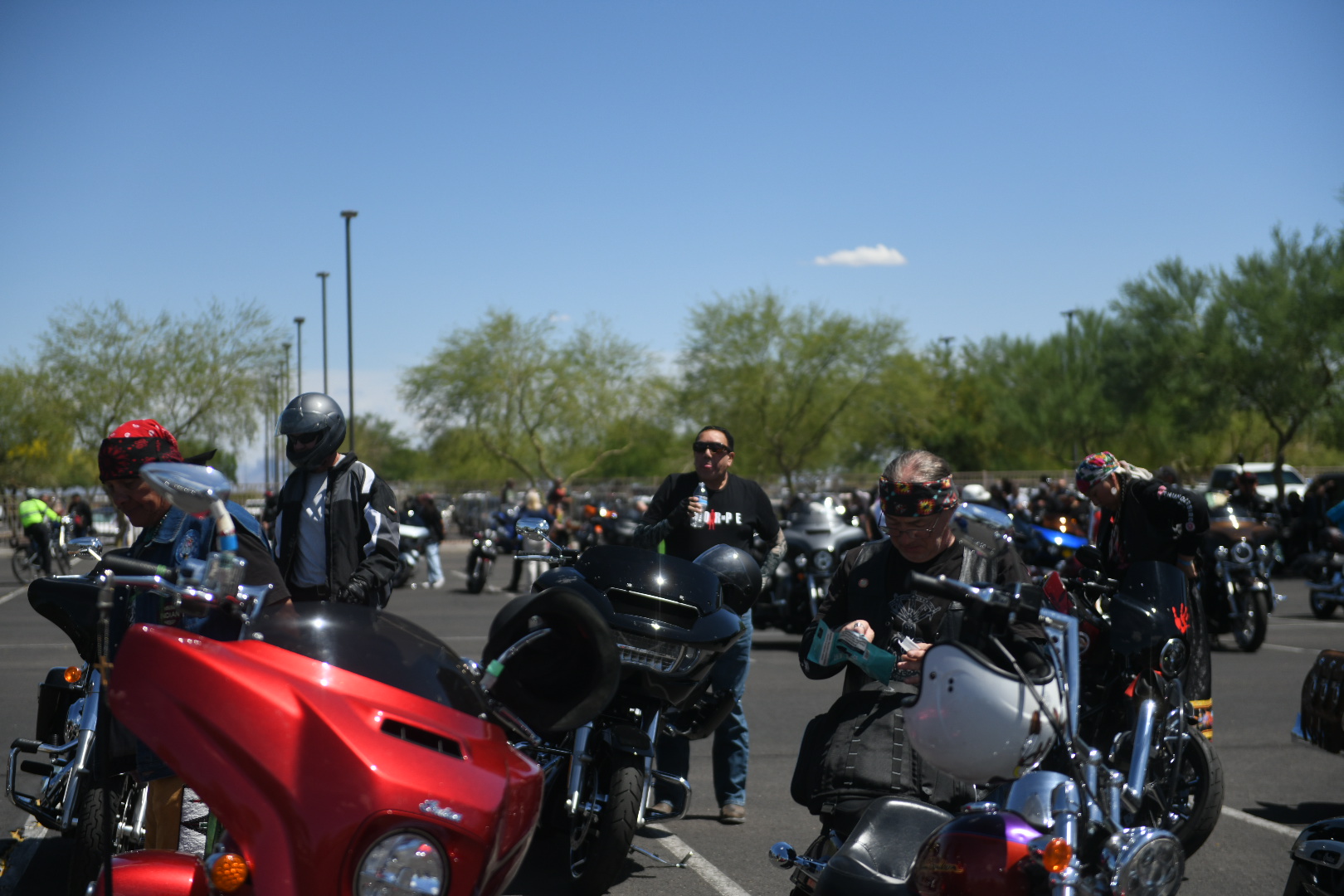 Thunderbird Throttle Rides for MMIP Awareness at Casino Arizona