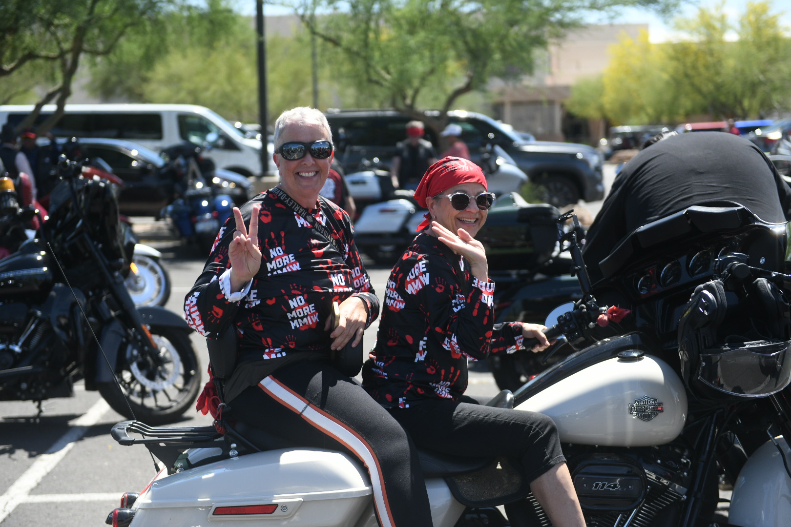 Thunderbird Throttle Rides for MMIP Awareness at Casino Arizona