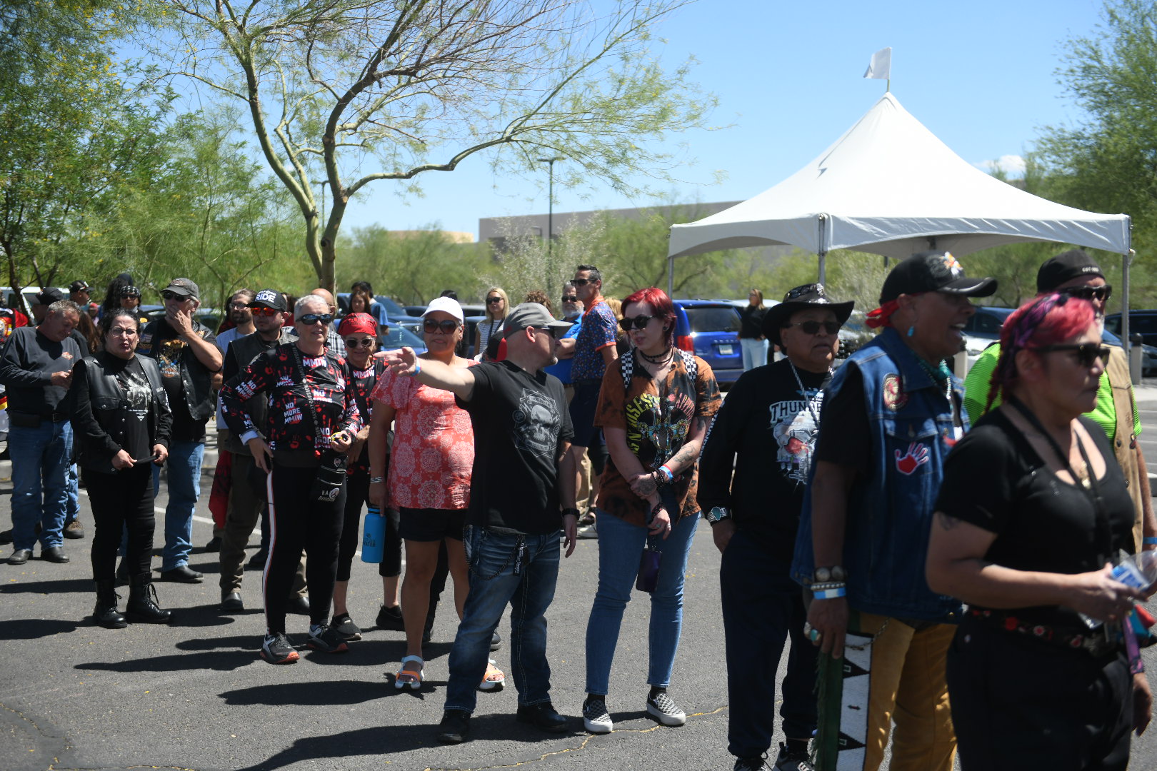 Thunderbird Throttle Rides for MMIP Awareness at Casino Arizona