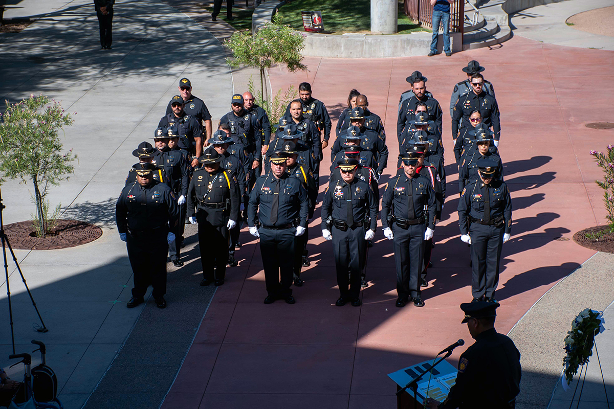 Community Holds Peace Officer Memorial Community Holds Peace Officer Memorial
