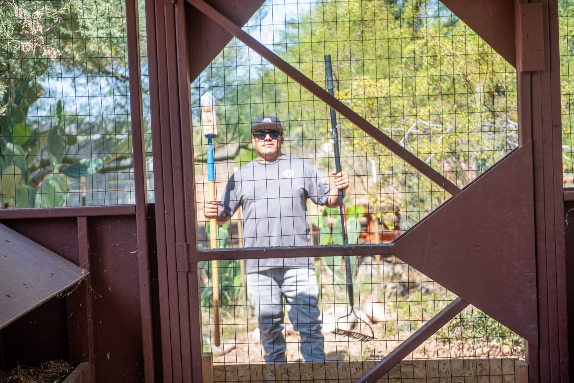Community Garden Debuts New Chicken Coop