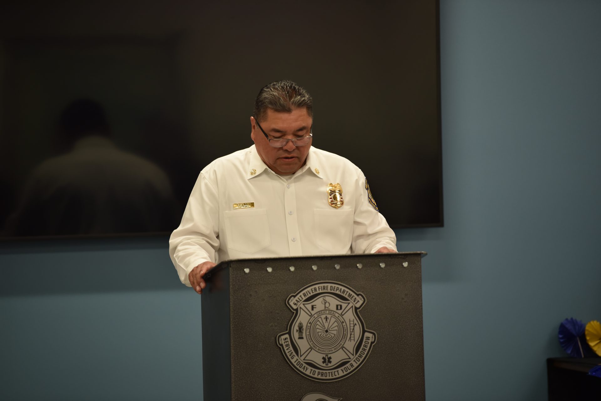Salt River Firefighter Oscar Merritt Retires