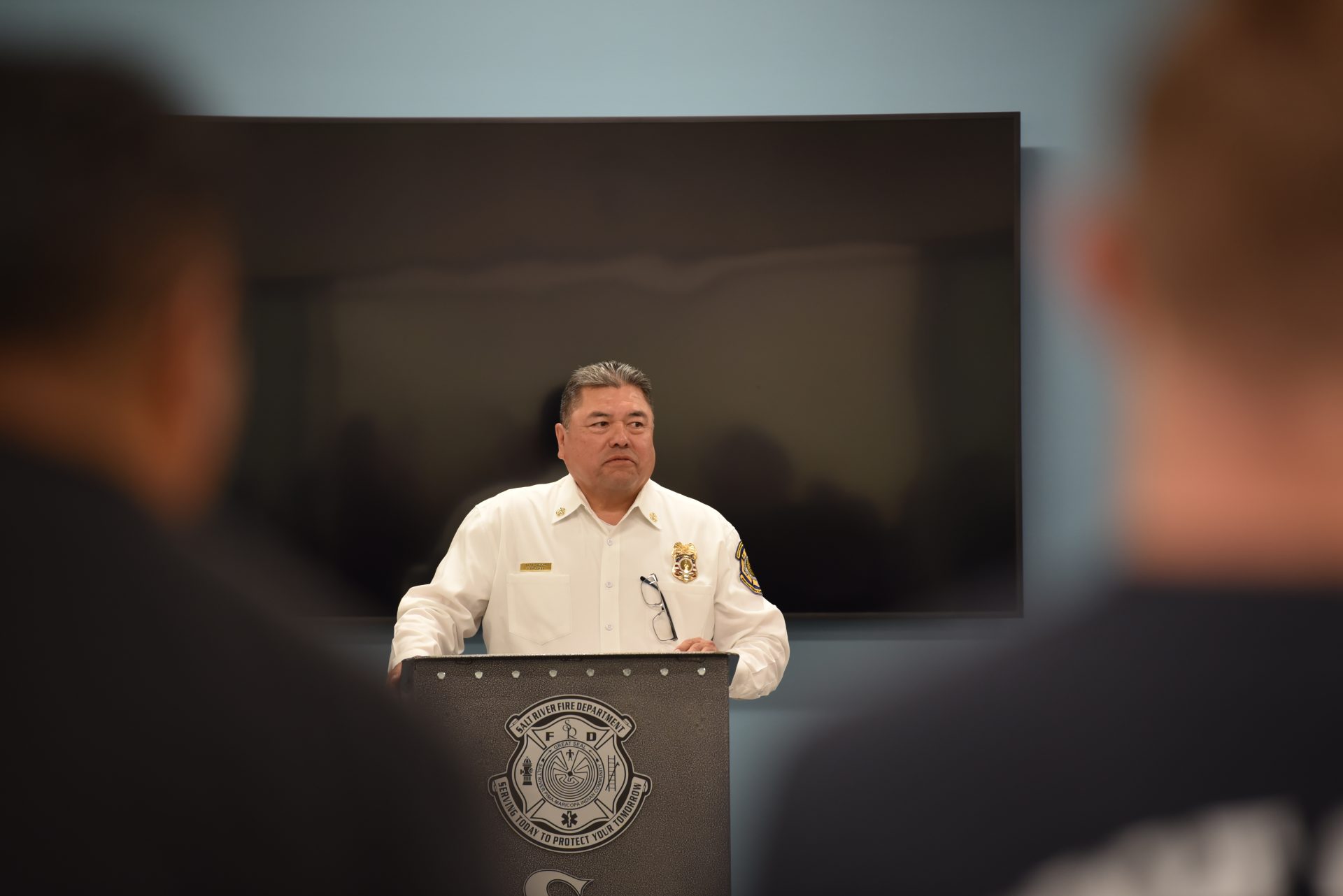 Salt River Firefighter Oscar Merritt Retires
