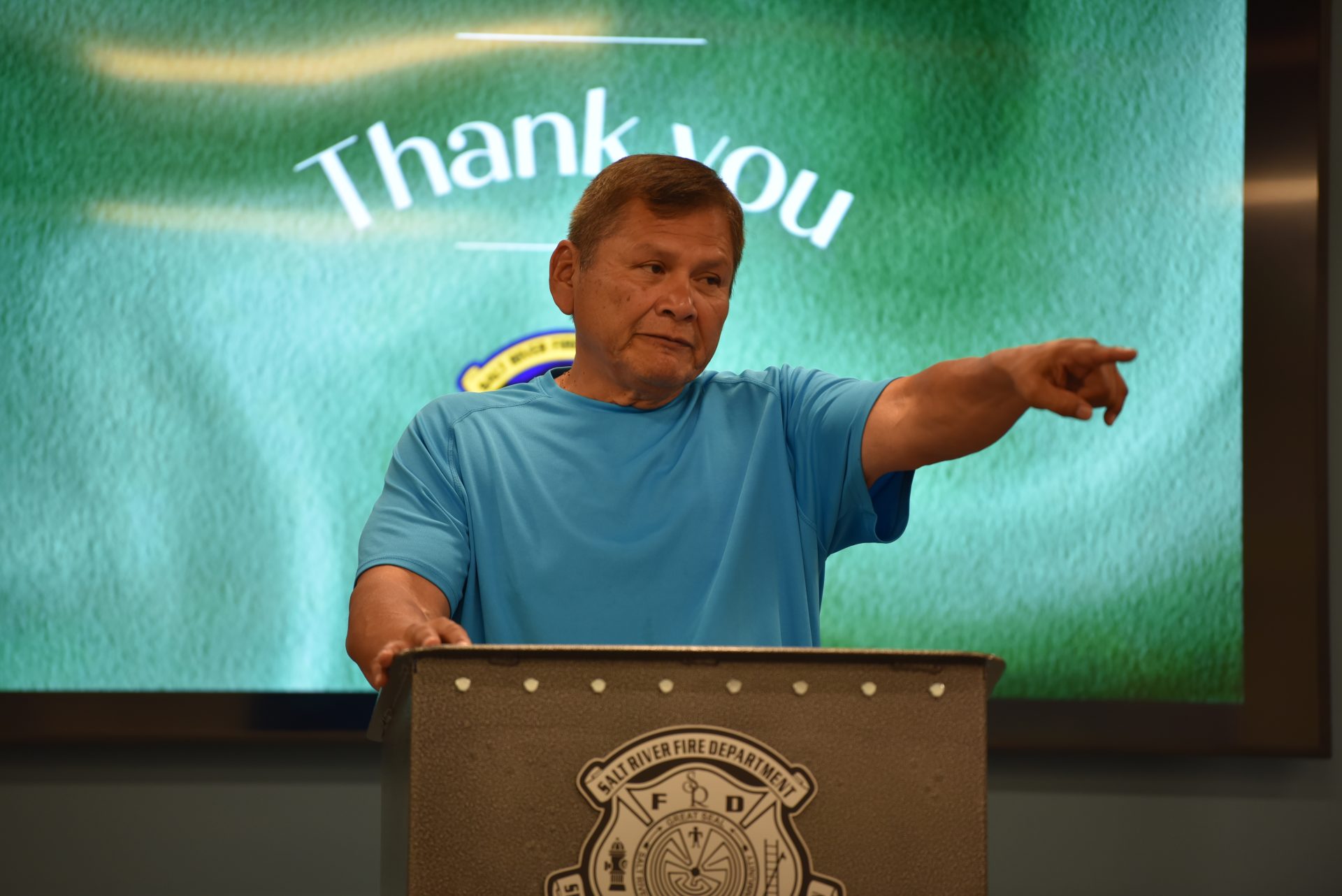 Salt River Firefighter Oscar Merritt Retires